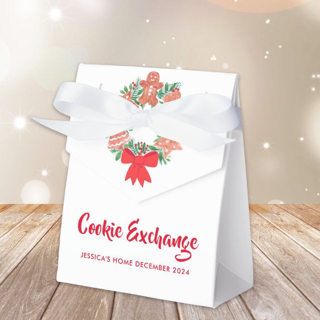 Holiday Christmas Cookie Exchange Party Favor Box (Creator Uploaded)