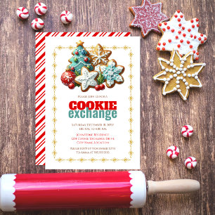 Holiday Christmas Cookie Exchange Party Invitation