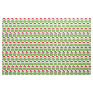 Holiday Christmas Frog Pattern Fabric