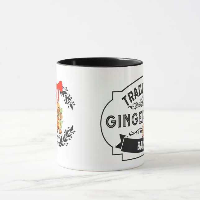 Holiday/Christmas Gingerbread Bakery Mug  (Center)