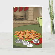 Holiday Christmas Gingerbread Men Greeting Card