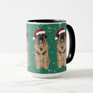 Holiday Christmas Leonberger Mug