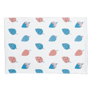 Holiday Christmas Ornaments Pattern Baubles Pillowcase