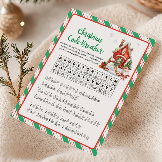 Holiday Christmas Party Code Breaker Game  (Christmas Party Games)