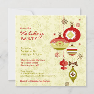 Holiday Christmas Party Invitation