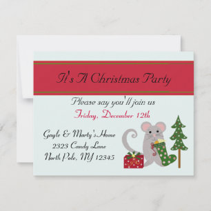Holiday Christmas Party Invitation