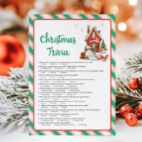 Holiday Christmas Party Trivia Game