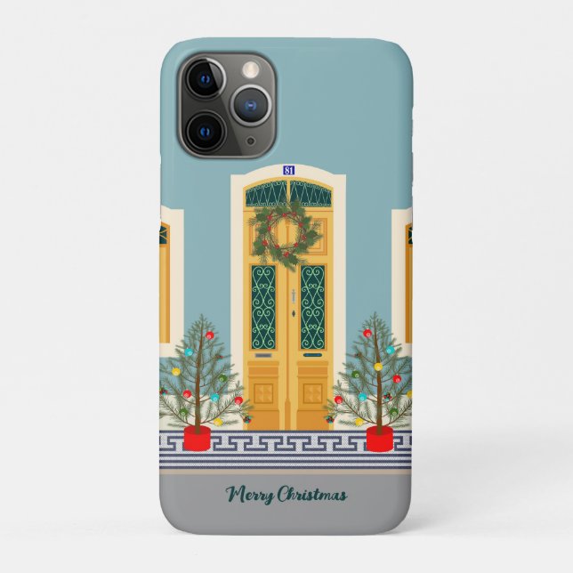 Holiday Christmas Portuguese festive House Case-Mate iPhone Case (Back)