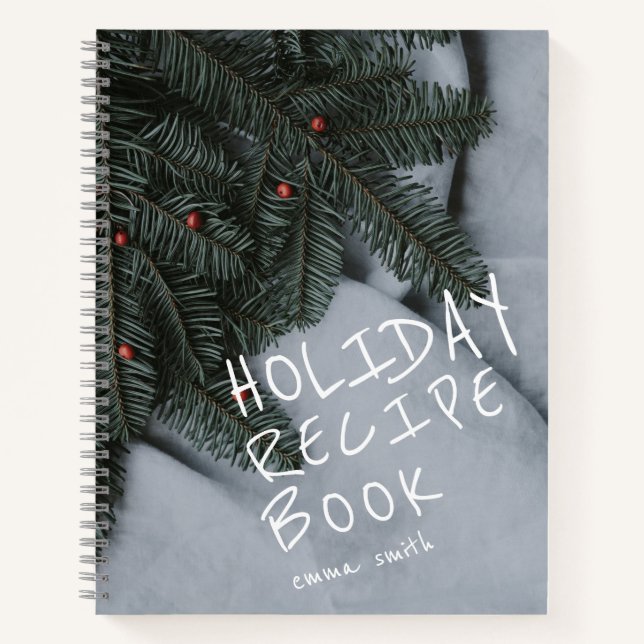Holiday Christmas Recipe Book (Front)