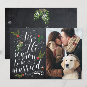 holiday Christmas Save the Date card