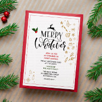 Holiday Christmas Winter Party Invitation