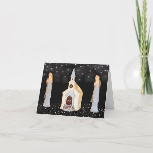 Holiday Church Photo Folded Note Card