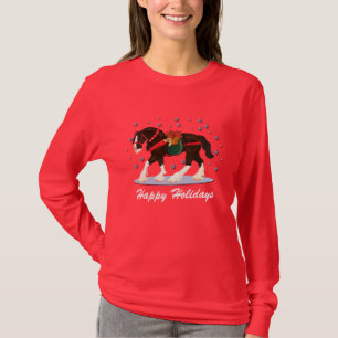 Holiday Clydesdale Horse Shirt