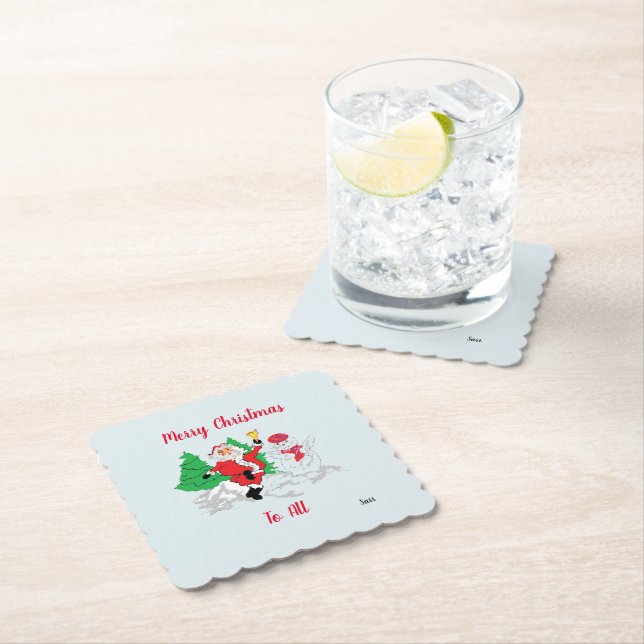 Holiday Coaster : Merry Christmas (Insitu)