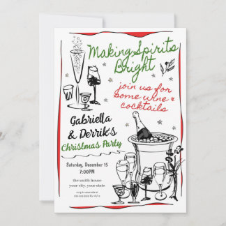 Holiday Cocktail Party  Invitation