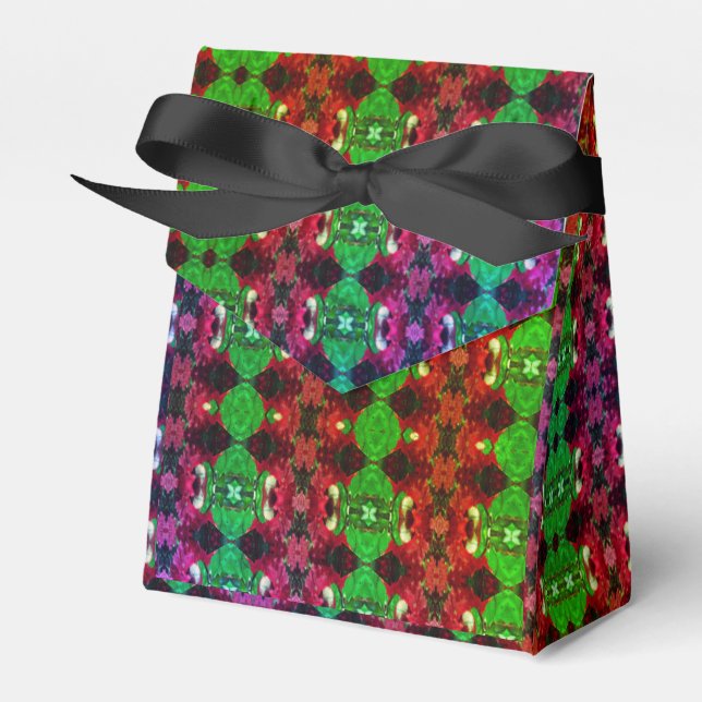 Holiday Colours Kaleidoscope Favor Box (Front Side)