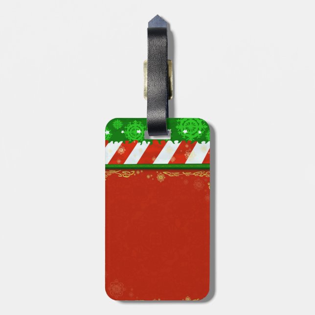 Holiday Colours Luggage Tag (Back Vertical)