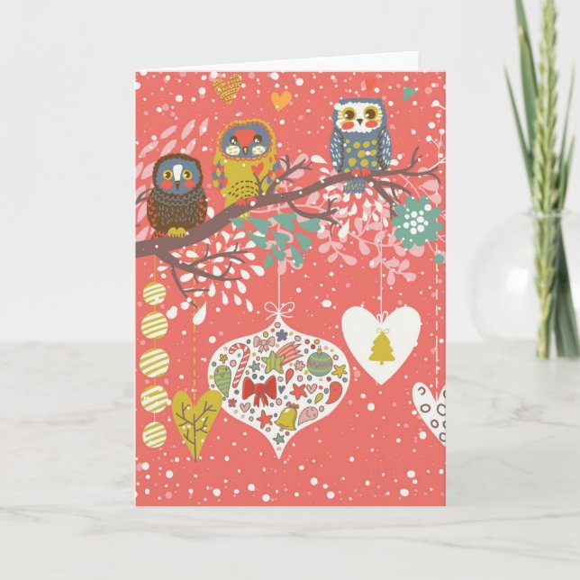 Holiday Concept Illustration Card (Front)