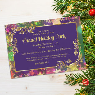 Holiday Confetti Party Invitation