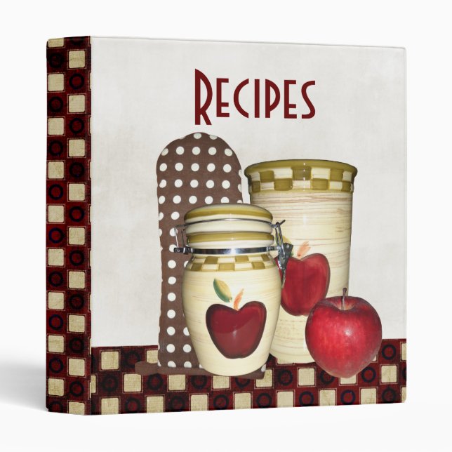 Holiday Cookbook Binder (Front/Spine)