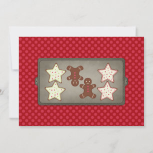 Holiday Cookie Baking Party Invitations