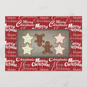 Holiday Cookie Baking Party Invitations