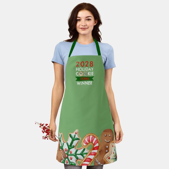 Holiday Cookie Contest Winner Award Prize Apron (Christmas Baking Competition Prize Apron for the Winner. Great for Cookie & Cooking Contests!)