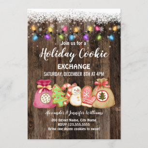 Holiday Cookie Exchange Invitation