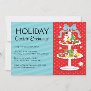 Holiday Cookie Exchange Party Invitation