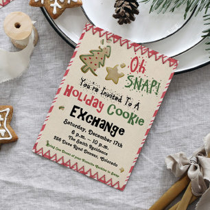 Holiday Cookie Exchange Party Invitation