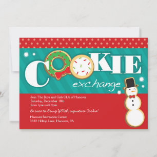 Holiday Cookie Exchange Party Invitation