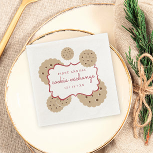 Holiday Cookie Exchange Personalized Napkin