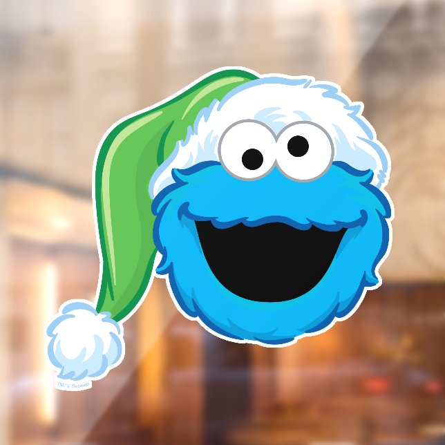Holiday Cookie Monster Window Cling (Sheet 2)