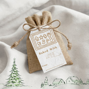 Holiday Cookie Tray Christmas Baking Gift Tags