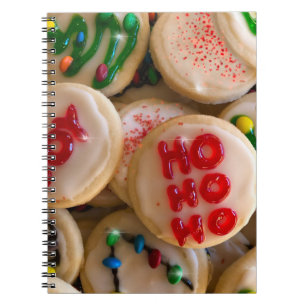 Holiday cookies christmas cookies  notebook