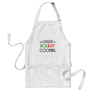 holiday cooking queen standard apron