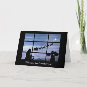 Holiday Corona Virus Sheltering at Home Christmas Card