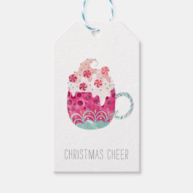 Holiday Cup Of Hot Chocolate Return Address Label (Front)