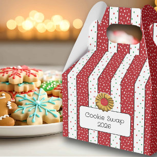 Holiday Cute Italian Cookies Favor Box