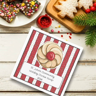 Holiday Cute Italian Cookies Napkin
