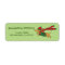 Holiday Dachshund Return Address Labels