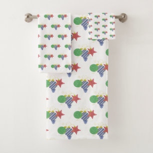 Holiday Decor Trio Bath Towel Set