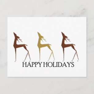 Holiday Deer Post Card