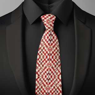 Holiday Diamond Pattern Tie