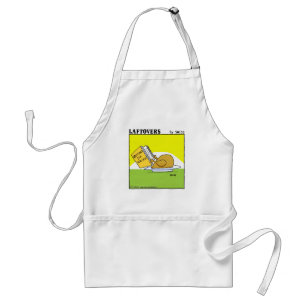 Holiday Dinner Laftovers Turkey Cartoon Funny Standard Apron