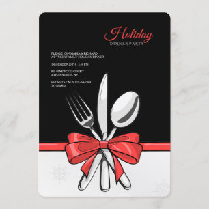Holiday Dinner Party Invitations