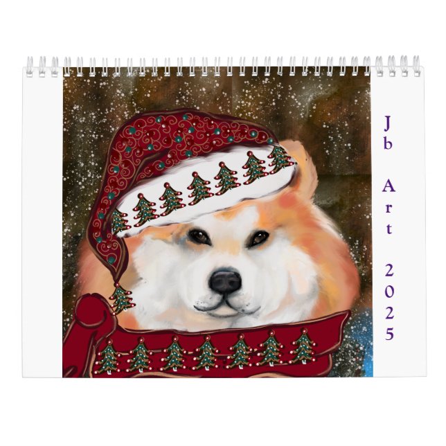 HOLIDAY DOGS CALENDAR (Back)