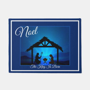 Holiday Doormat-Noel Manger Scene Doormat