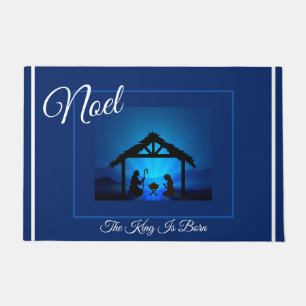 Holiday Doormat-Noel Manger Scene Doormat