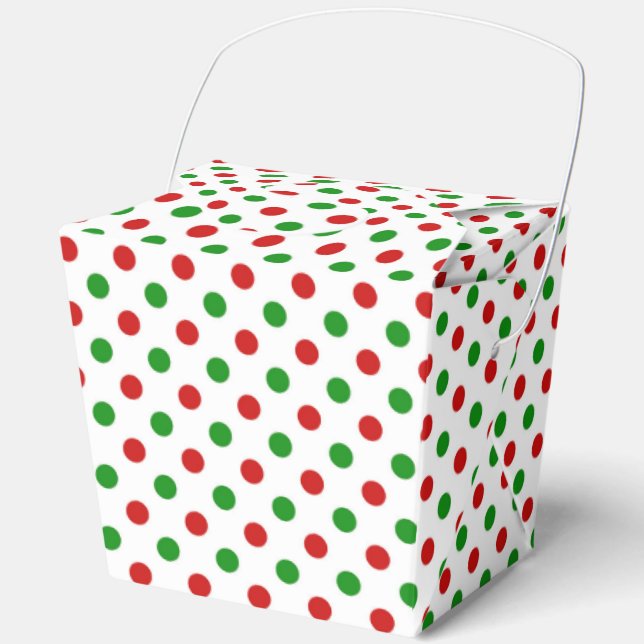 Holiday Dots Favor Box (Front)